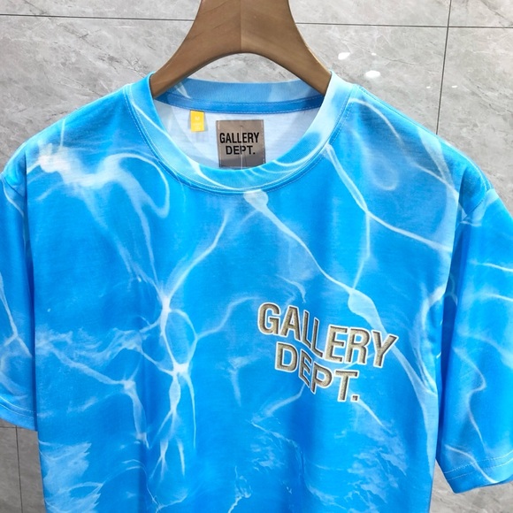 Gallery Dept Aqua Water Pattern Tee - Picture 5 of 10